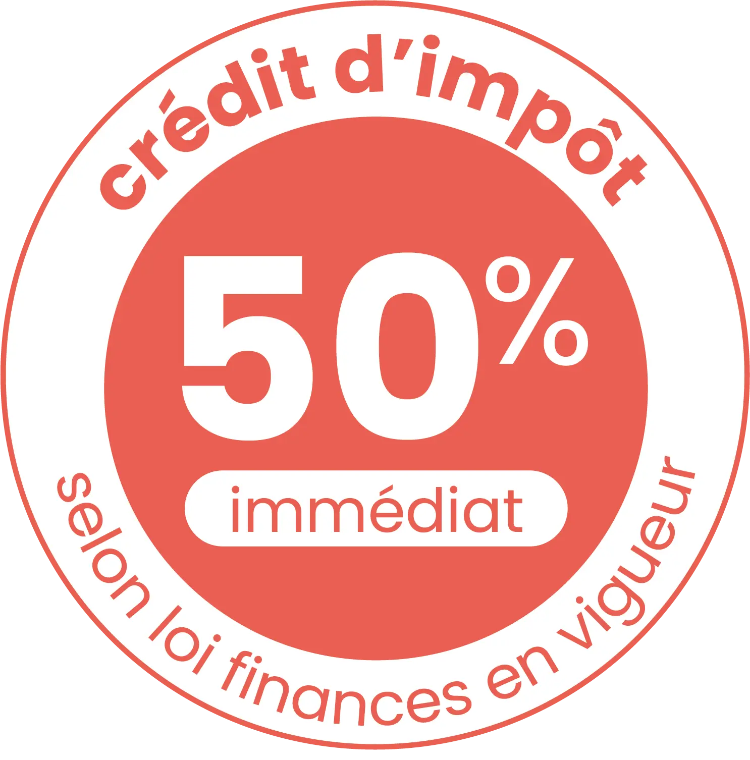 Crédit d'impôt 50%